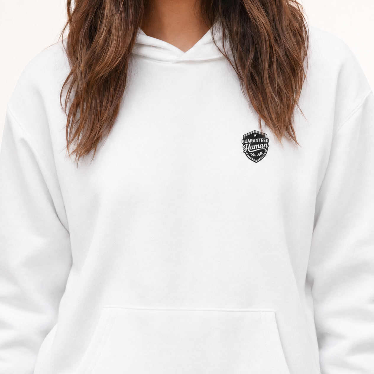 Guaranteed Human™ - Women Crest Hoodie