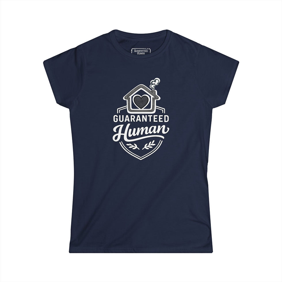 Thumbnail: Where the Heart Is Emblem - Women's Softstyle Tee