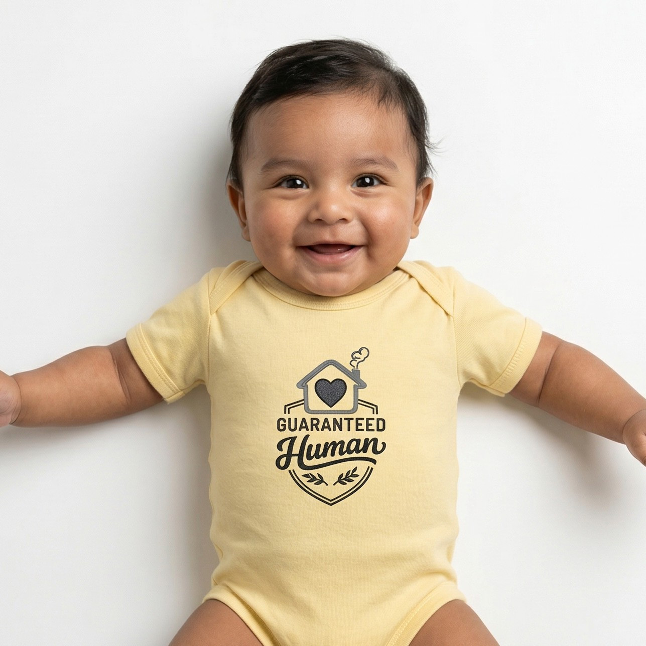 Guaranteed Human home baby onesie bodysuit