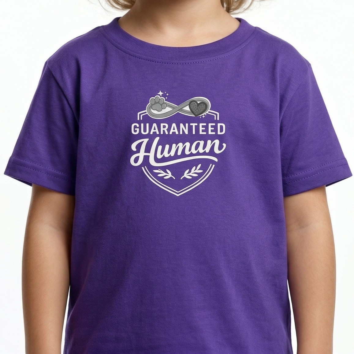 Guaranteed Human Pet Kids T Shirt