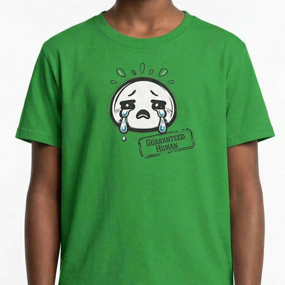 Guaranteed Human cry sad Youth T Shirt