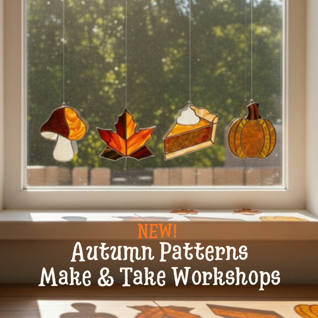 Wednesday Stained Glass Workshops at Glass of Life St Pete Banner