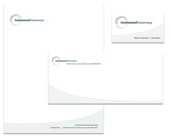 Commonweal Conservancy stationery