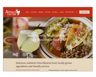 Atrisco Cafe & Bar website