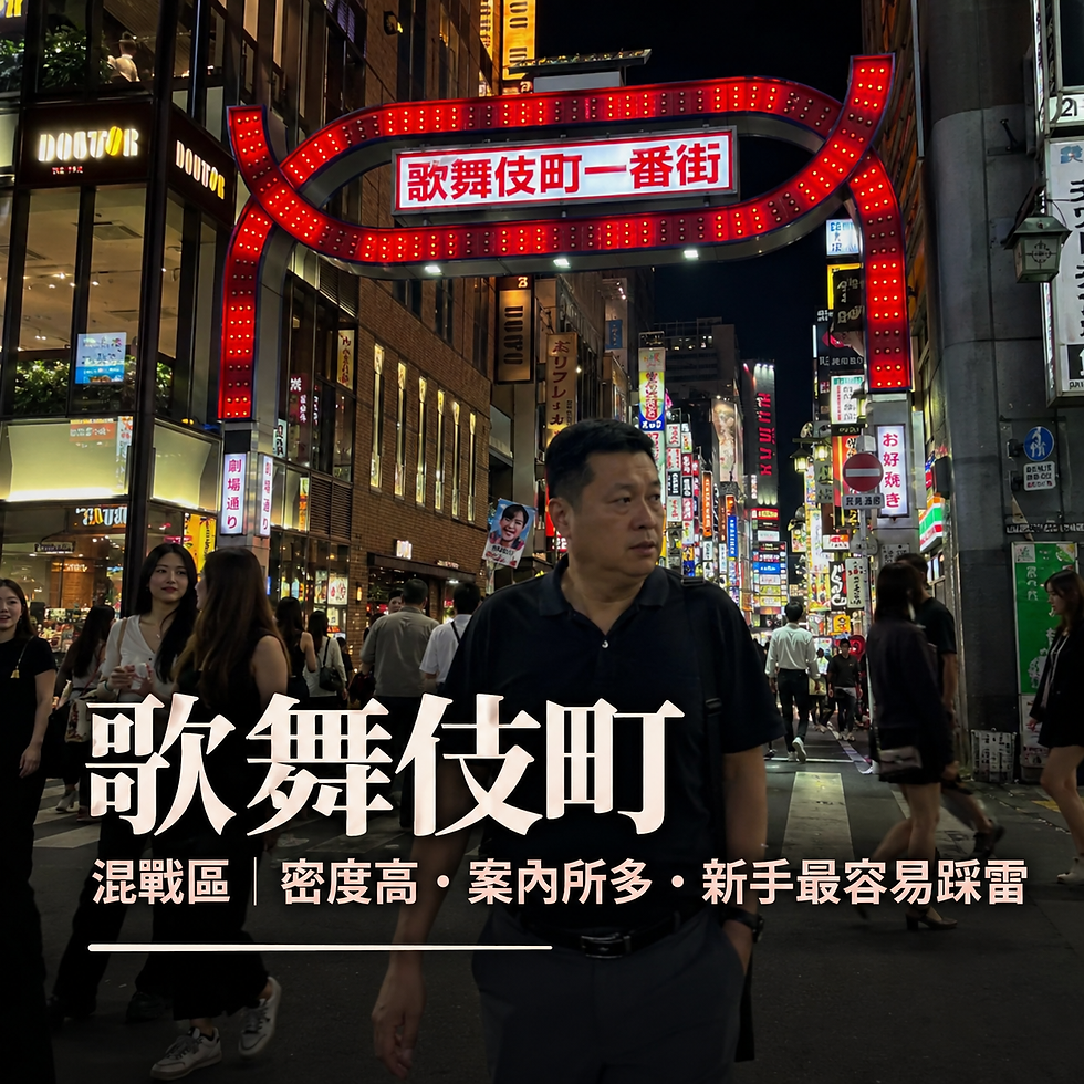 一、東京為什麼要先選分區，再選店｜FFD 紳士夜旅