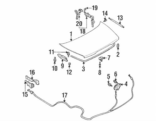 Thumbnail: MR153572 Hinge Mitsubishi