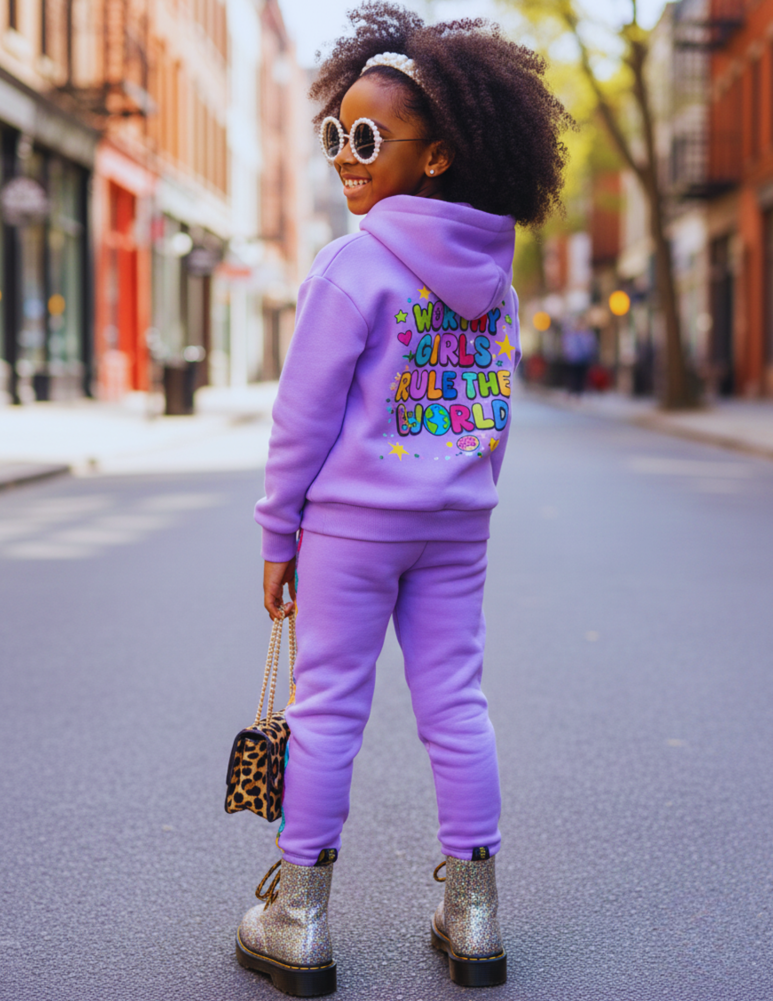 Worthy Girls Rule The World Sweatsuit