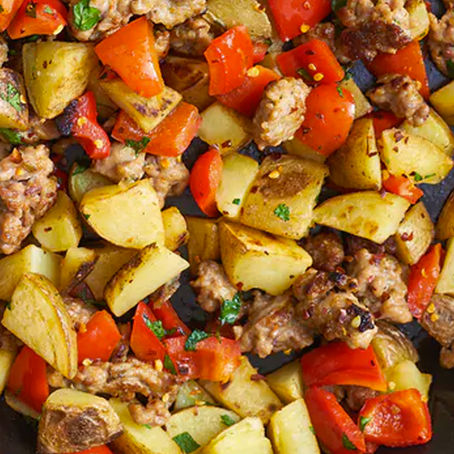 Fried Potatoes and Sausage Skillet
