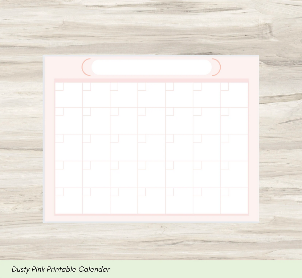 Thumbnail: Printable Calendar Pages