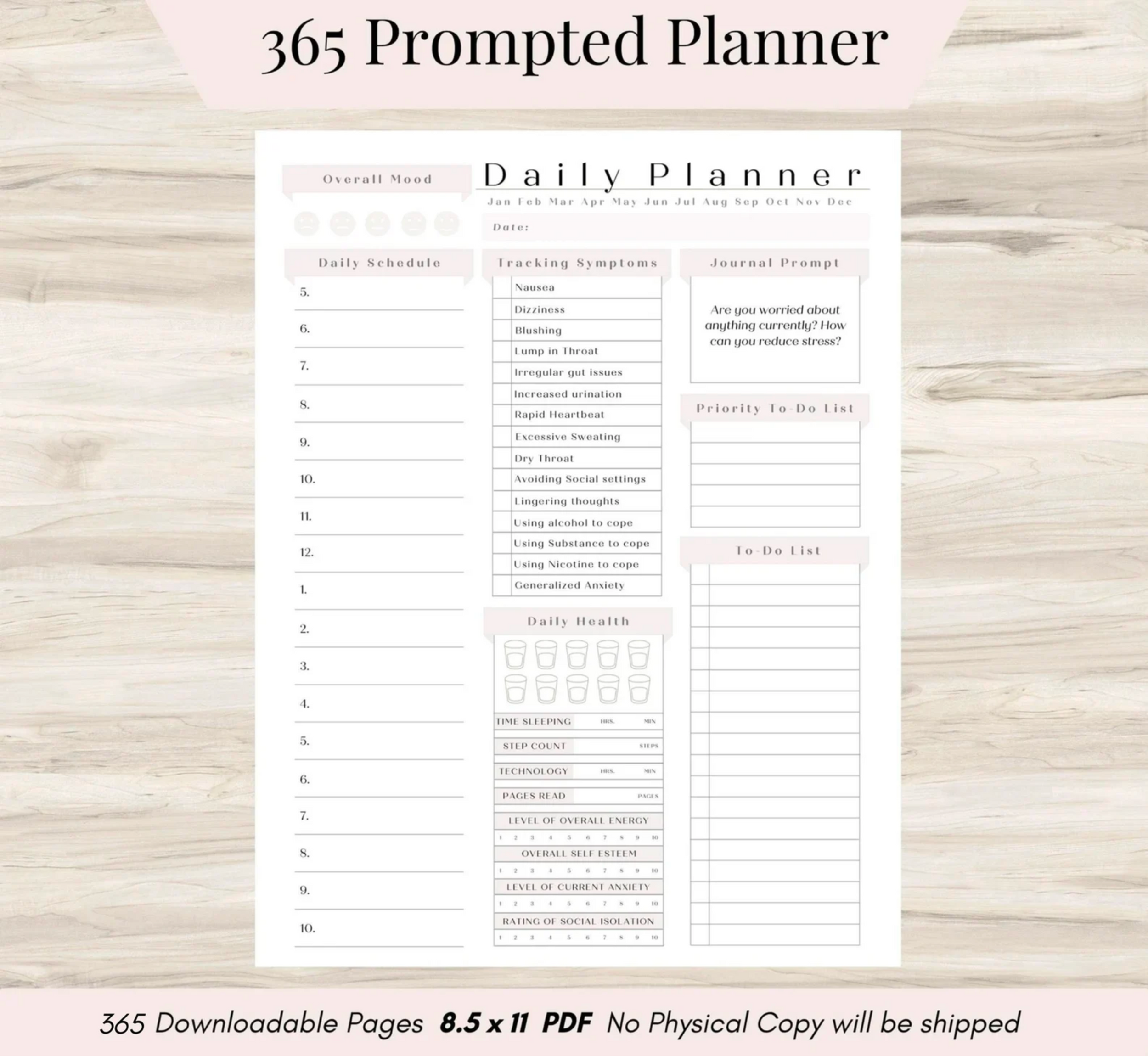 365 Prompted Planner