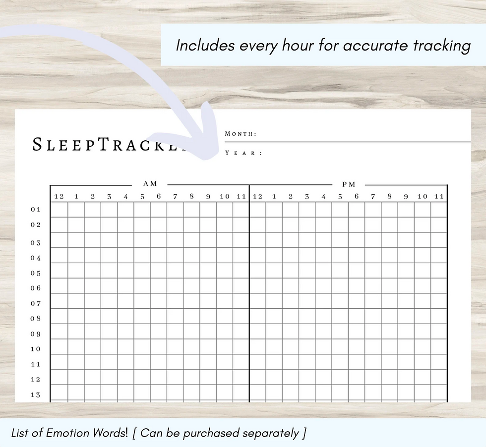 Thumbnail: Sleep Tracker Planner