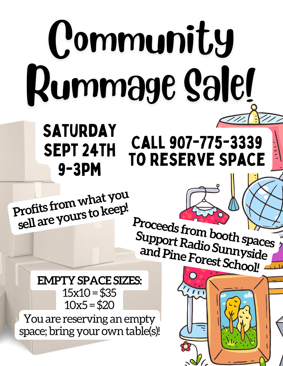 eCaroffino @ Pine Forest Community Rummage Sale