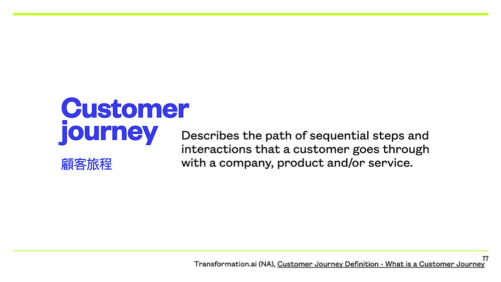 Joyce Tsang content marketer lecture notes on customer journey