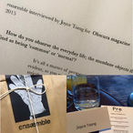 Joyce Tsang - Finnish brand Ensaemble 's press zine