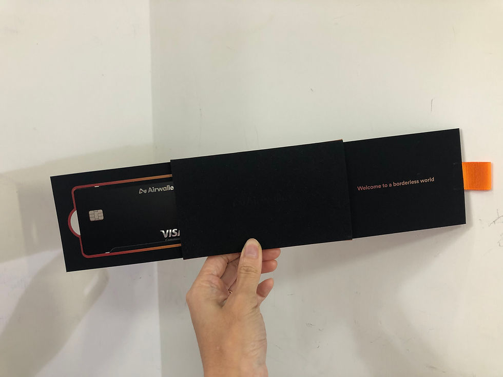 Joyce Tsang Content Marketing - Airwallex physical debit card