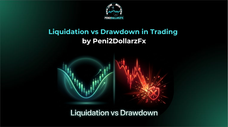 Liquidation vs Drawdown in Trading by Peni2DollarzFx