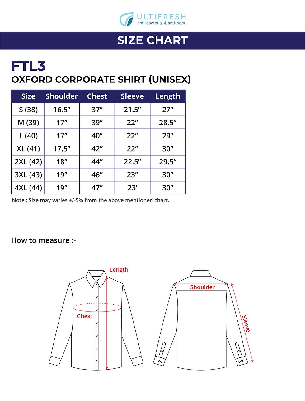 Thumbnail: BEAM Oxford Corporate Shirt (Unisex)