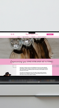 Keen Hair Co. Website