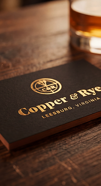 Copper & Rye Business Card