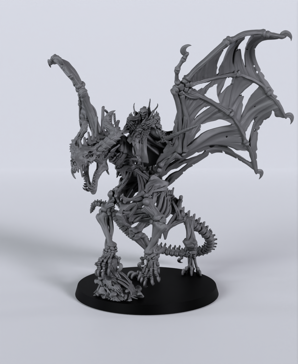 Bone Dragon - Gravehaunt Vampires - Miniatura stampata 3D