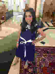 Rose dressed up for an event