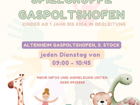 Hurra – unsere Spielgruppe startet wieder! 