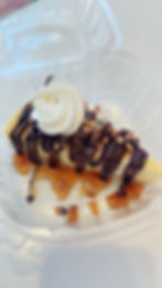 Turtle Cheesecake Slice