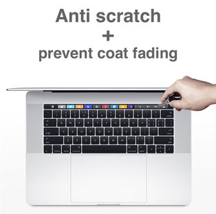 apple macbook pro retina touchbar 13 15 16 inch m1 clear HD touchbar protector guard anti scratch & prevent coat fading malaysia