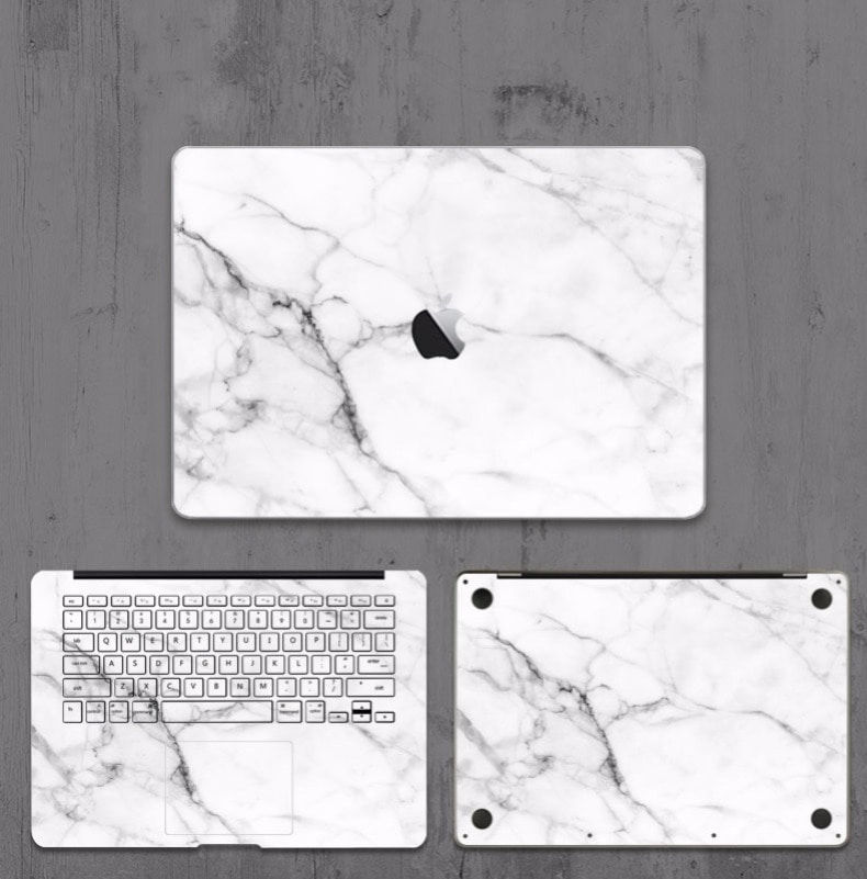 apple macbook pro air retina touchbar 11 12 13 15 inch decal skin sticker marble