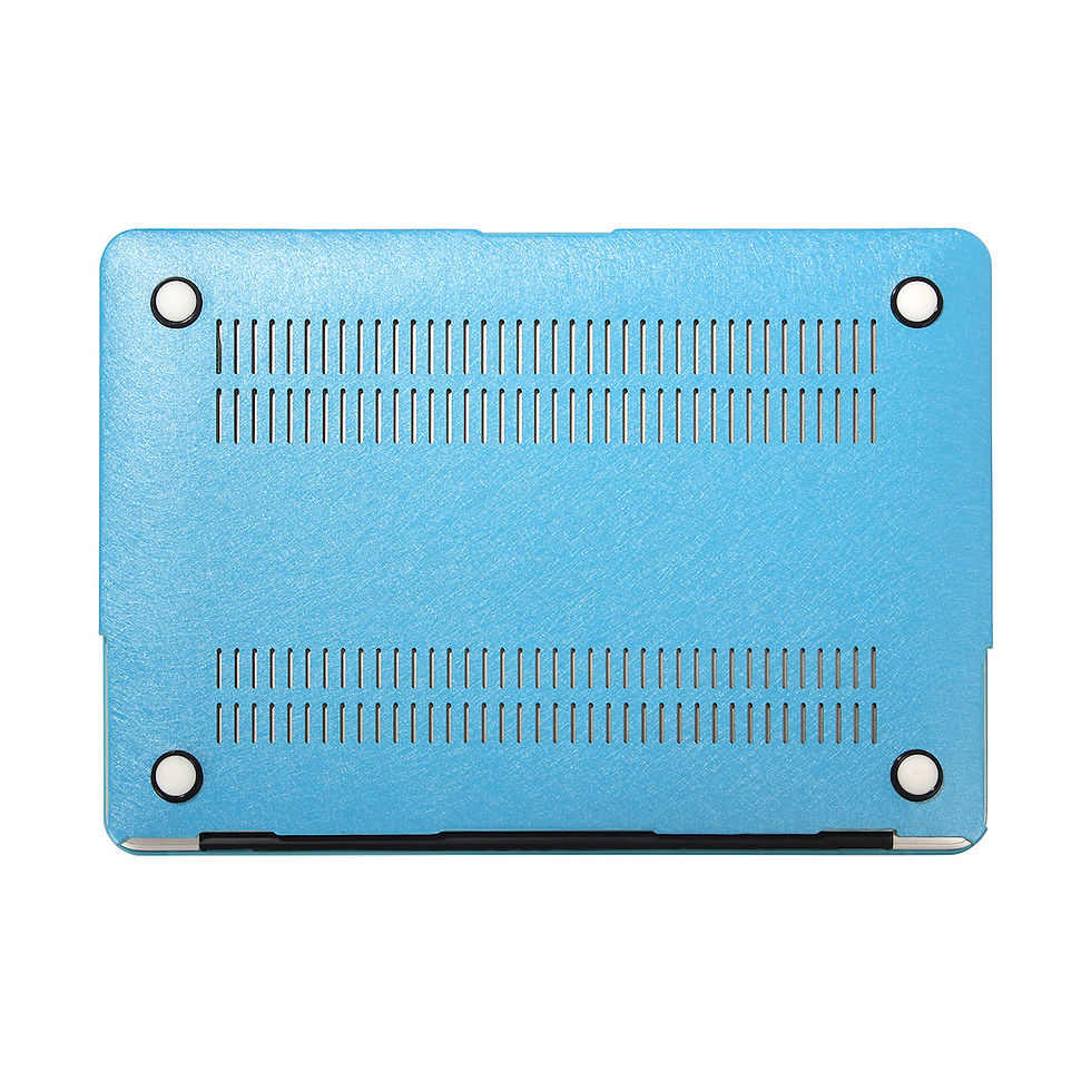 Thumbnail: Skyblue silk macbook air pro retina touchbar 11 12 13 15 case cover malaysia