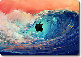apple macbook air pro top front case cover decal sticker skin wrap