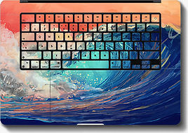 istand store apple macbook air pro full palm film keypads touchpad decal sticker skin wrap