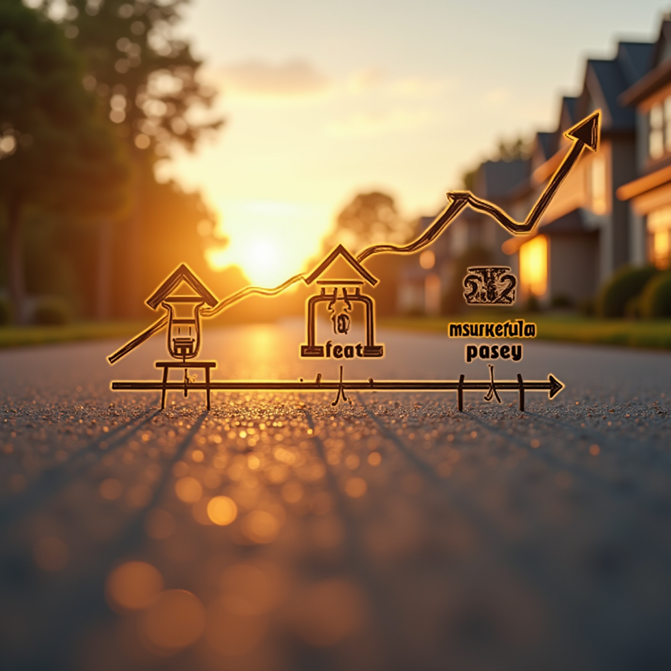 Row of houses with a real estate sign representing Orange New Jersey investment properties