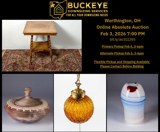 antique furniture art and art glass auction
