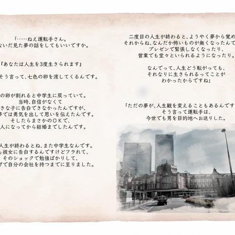 七色の卵をもらう不思議な夢（木谷卓哉）