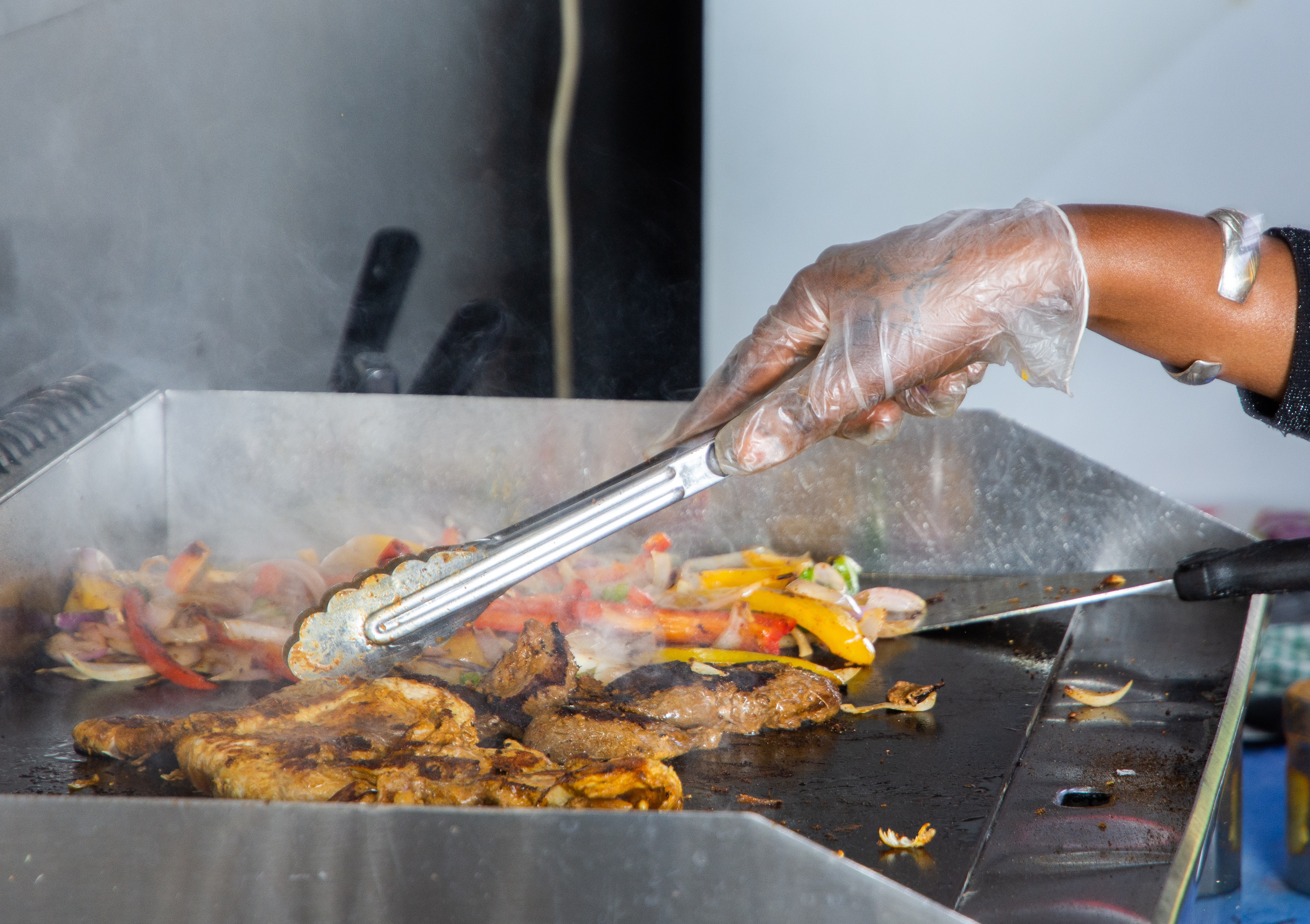 Arranged Food and Objects