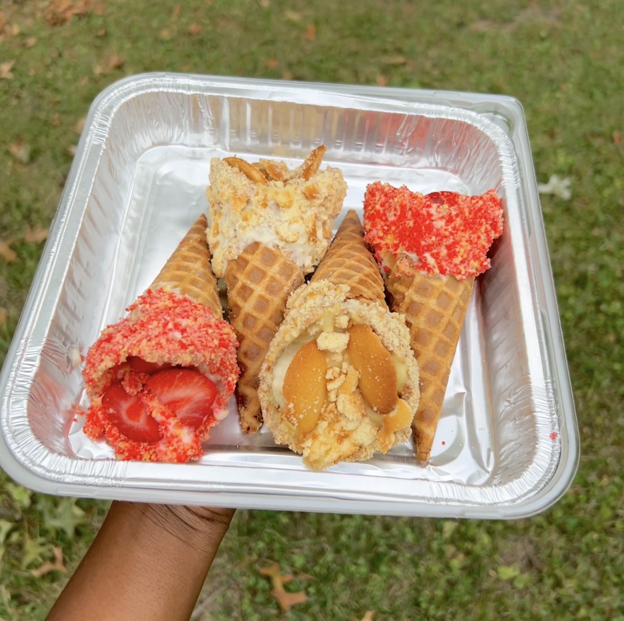 Arranged Food and Objects