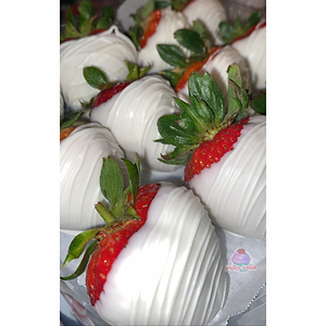 White Chocolate Strawberries
