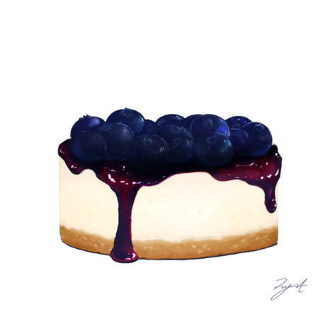 blueberry cheesecake