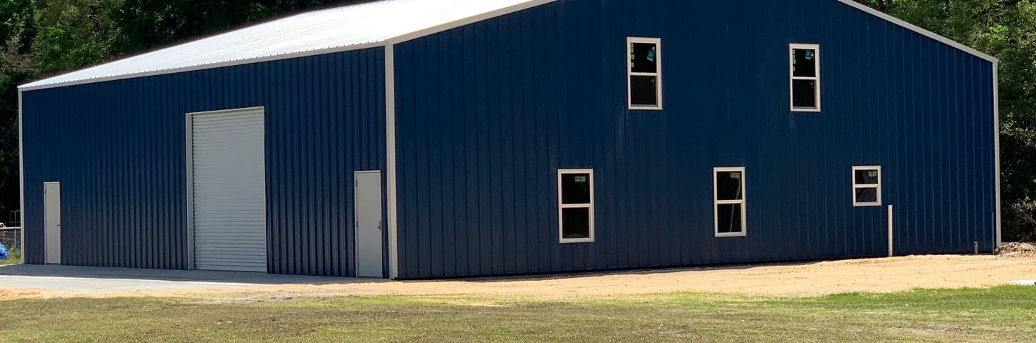 Farmers are among the heroes of our great nation. We all benefit from their labor and expertise. At HERO STEEL USA we value and recognize them. Thank you, farmers!
This agricultural building includes a steel mezzanine that spans the width of the building for space-saving extra storage. With many windows throughout, there's no shortage of natural lighting.
Rollup doors can be designed to provide access for combines, tractors, and other large vehicles or equipment.
All our buildings are built to suit our customers' specific needs. Ask us about our specials for farmers.
At HERO STEEL USA we can make your vision a reality. Contact us for a FREE design consultation.
Call: 727-777-HERO