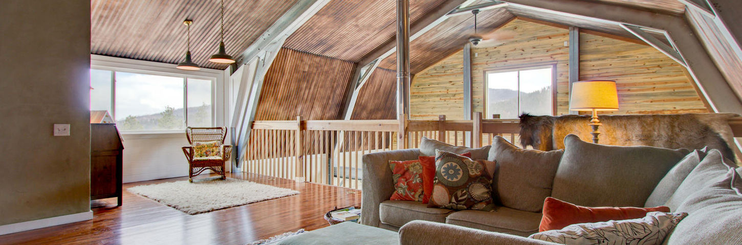 The Gambrel or Dutch Barn design is all about space and character.
If BIG space is your thing, then the Gambrel is for you.
This specific structure features a mezzanine, built from the same cold-formed steel as the rest of the building, that spans half the second floor. This leaves a wide balcony that overlooks a vast foyer area at the entrance of the barndominium.
Let's get creative!
At HERO STEEL USA we can make your vision a reality. Contact us for a FREE design consultation.
Call: 727-777-HERO