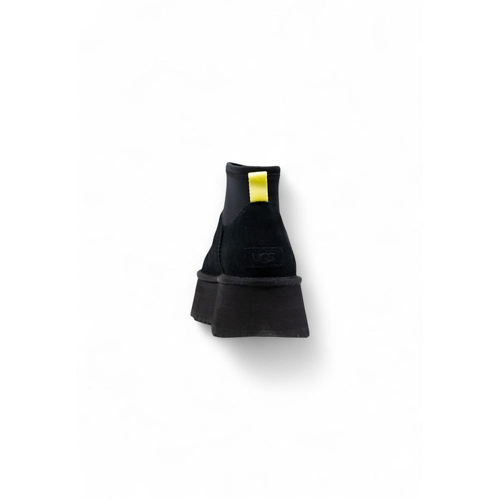 Thumbnail: Black Suede Leather Ankle Boots