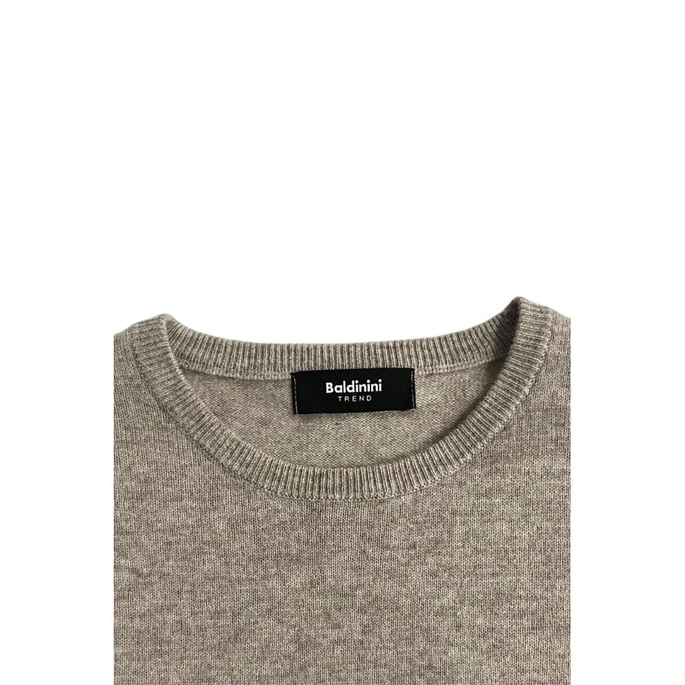 Thumbnail: Beige Cashmere Men Sweater