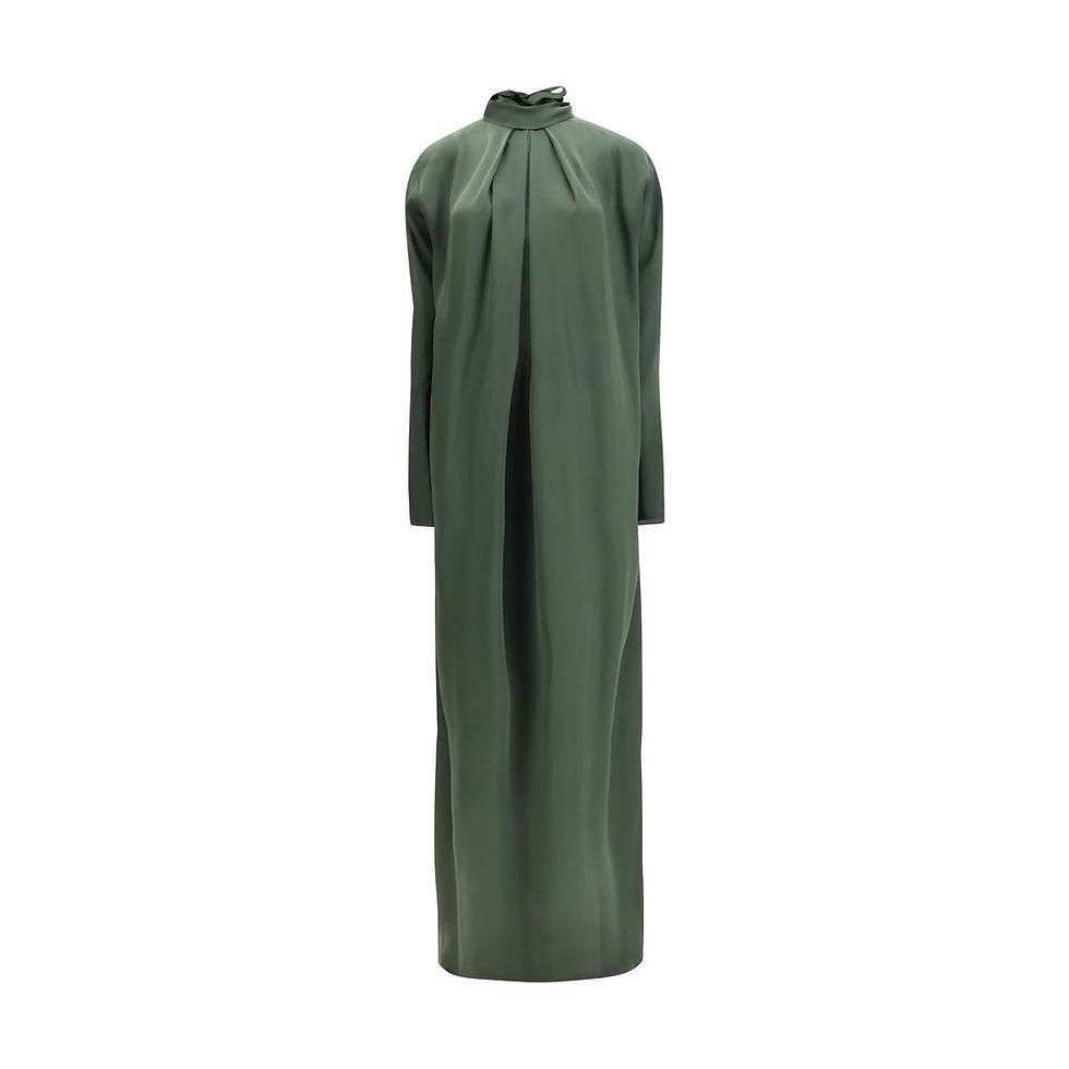 Thumbnail: Bicolor Silk Casual Dress