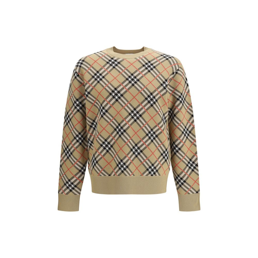 Beige Cotton Sweatshirt