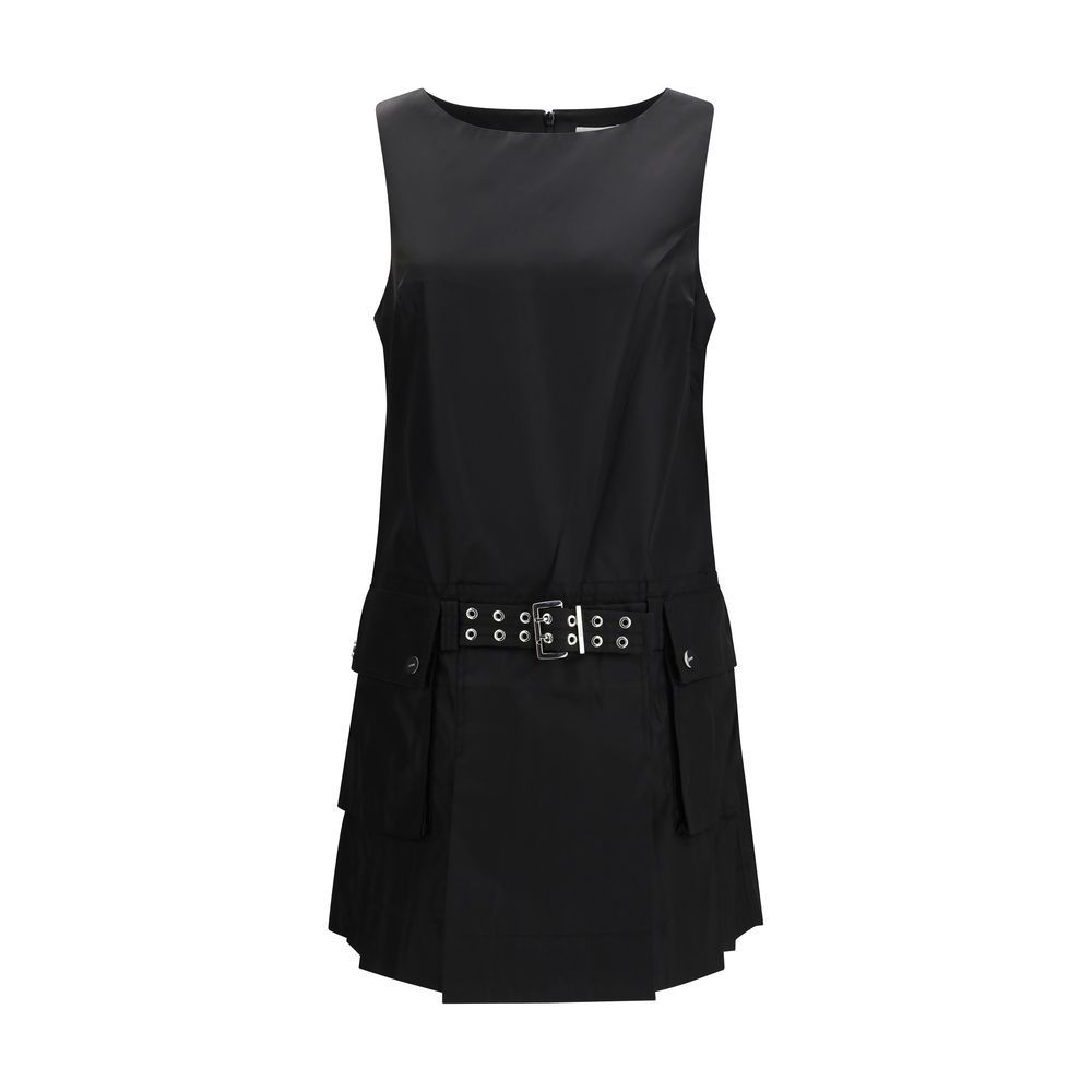 Black Recycled Polyamide Casual Dress