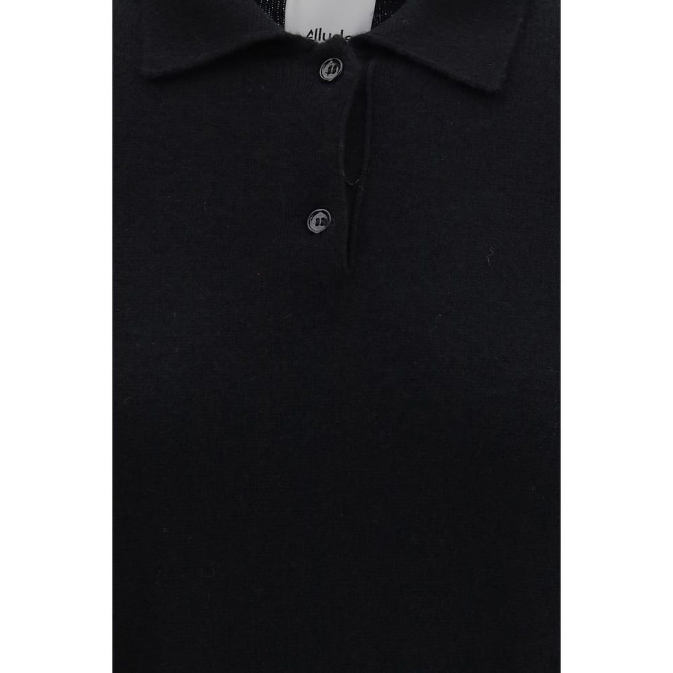 Thumbnail: Black Cashmere Dress Shirt