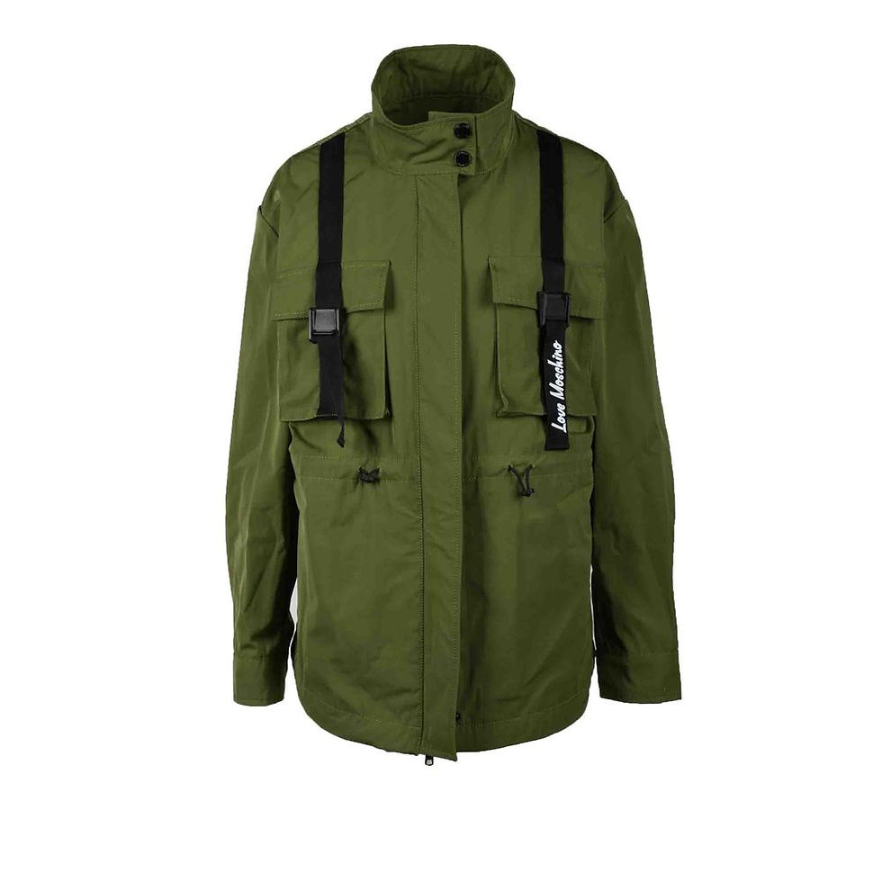 Thumbnail: Green Polyester Parka
