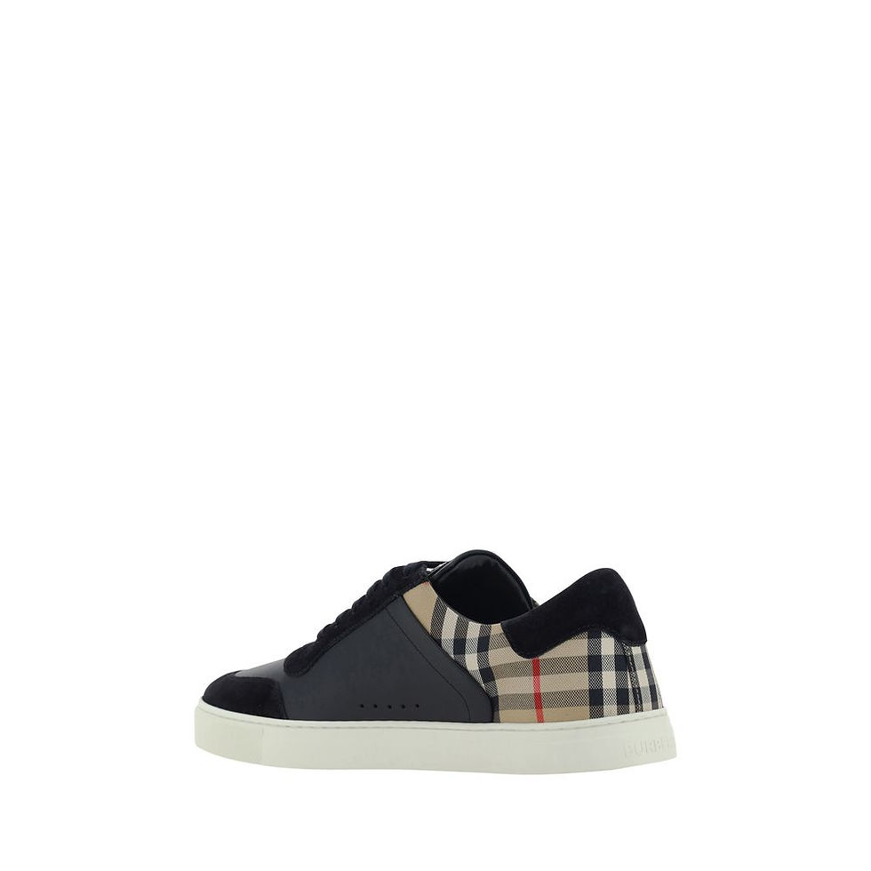 Thumbnail: Multicolor Calf Leather Bos Taurus Low Top Sneakers