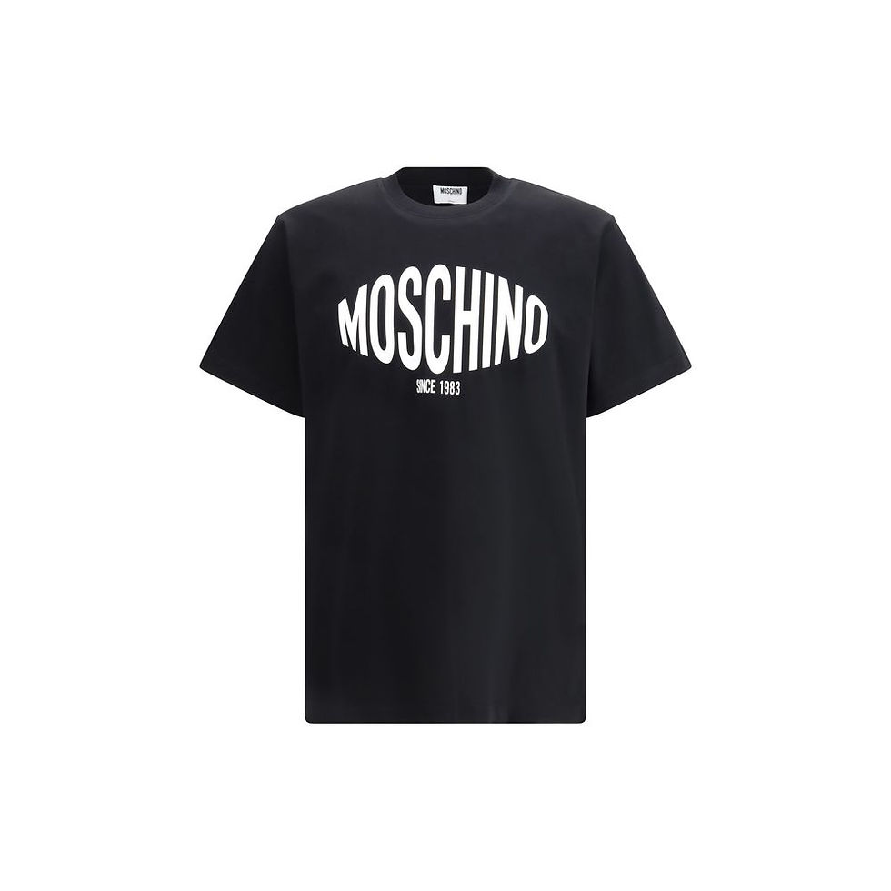 Thumbnail: Black Cotton T-Shirt